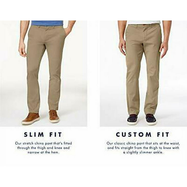 En effektiv gavnlig sendt Tommy Hilfiger Men's Stretch Chino Pants in Custom Fit, Navy Blazer, 32W x  30L - Walmart.com