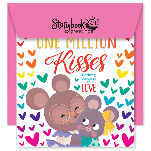 Storybook Greetings One Million Kisses with Envelope