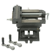 Handdo 5 Inch Cross Slide Drill Press Vise 2 Way X-Y Heavy Duty Clamp Machine