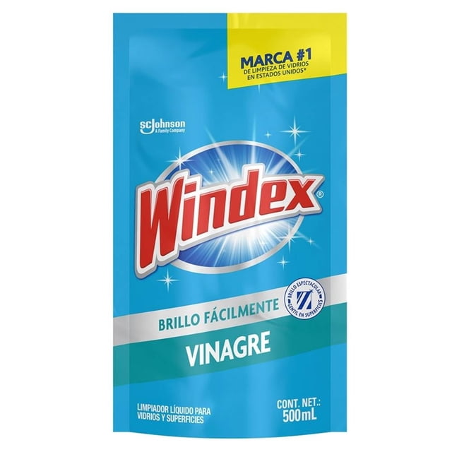 Limpiador líquido Windex vinagre para vidrios y superficies 500 ml