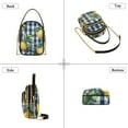 thumbnail image 3 of FORMRS Crossbody Bag for Women Quilted Travel Shoulder Cell Phone Purse with Chain Strap Handbag, Cartoon Beige Lemon, 3 of 7