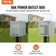thumbnail image 1 of VEVOR Caja de toma de corriente para RV de 50 amperios, 125/250 voltios, caja de receptáculo para RV cerrada con cerradura para exteriores, panel electrico NEMA 14-50R resistente a la intemperie, para, 1 of 8
