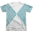 thumbnail image 1 of Adventure Time Men's  Bmo Ethnic Squares Sublimation T-shirt White, 1 of 2