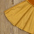 thumbnail image 2 of Kiapeise Baby Girl Half Dress, High-Waist Skirt, Velvet Solid Color Pleated Princess Fall Warm Skirt, 2 of 6