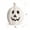 White, variant on 3 PC Fall Decor - Halloween Black Handmade Resin Pumpkin Jack O' Lantern Decorations for Outdoor Indoor, Cute Spooky Decoration Centerpieces for Tables Porch Yard Home Kitchen Front Door Mantel