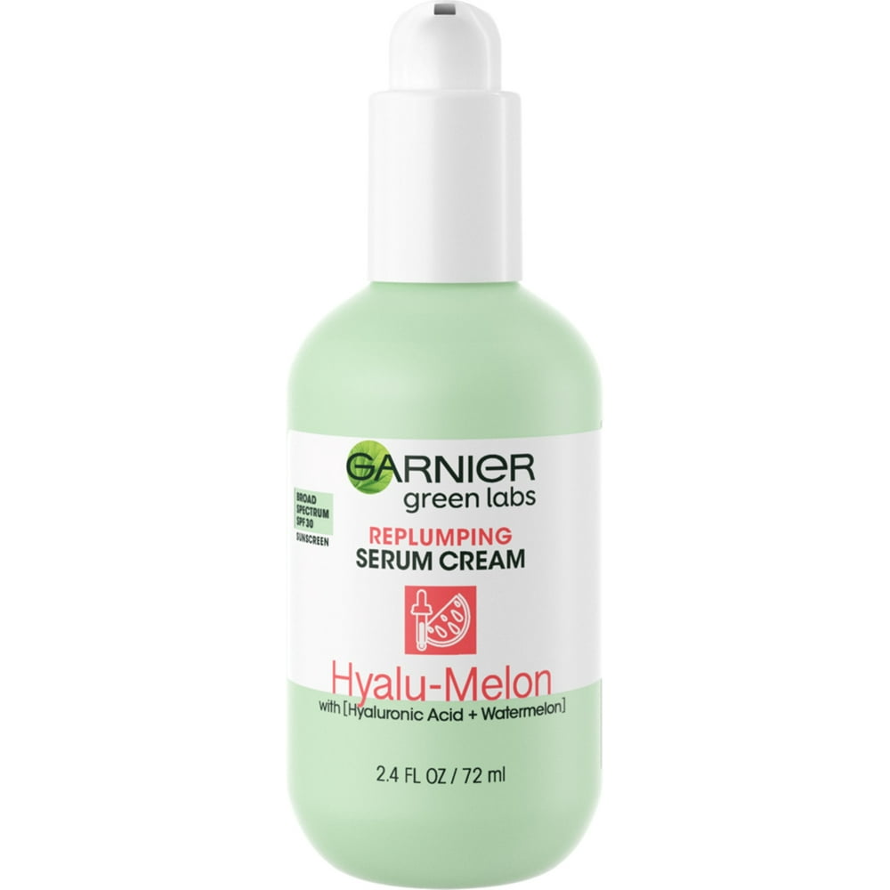 Garnier Green Labs HyaluMelon Replumping Serum Cream SPF 30, , 2.4 fl