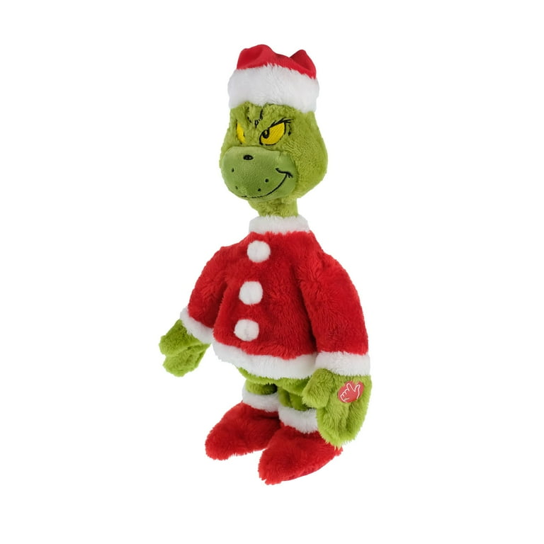 Dr. Seuss The Grinch Holiday Christmas outlets Jumbo Plush 48” 4 Foot With Santa Hat NEW