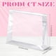 thumbnail image 3 of Bolsa de maquillaje Xuniea, organizador de viaje impermeable, transparente, de PVC, 3 of 6