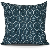 Tufted Geometric Print Pillow