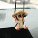 thumbnail image 4 of Adorno colgante para coche con forma de pato oscilante, bonitos accesorios para colgar en el coche para el espejo retrovisor, colgante para coche, gafas de sol, columpio colgante de pato, 4 of 5