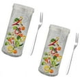 thumbnail image 2 of 4Pack BBQ Rolling Rack Basket Stainless Steel Mesh Cylinder Rack Basket for Camping Picnics Outdoor Round BBQ Rack Grid, 2 of 8