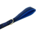 thumbnail image 3 of BLACK RHINO Striped Dog Leash Double Handle Reflective (5 Ft, Blue/Gr), 3 of 3