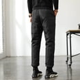 thumbnail image 6 of YUELONGHU Adult Men Casual Pants Kaki Pants for Men Men Inside and Outside Wear Cold Warm Thick High Waist Loose Large Size Elastic Pants, 6 of 7
