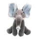 thumbnail image 2 of Juguete musical para bebé, elefante de peluche, adorable animal de peluche para bebé, juguete para ritmo orejas azules, 2 of 9