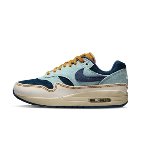 Nike Air Max 1 '87 Aura/Midnight Navy-Pale Ivory FQ8900-440 Women's Size 5