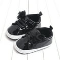 thumbnail image 2 of Akiihool Sneakers for Toddler Unisex Baby Boys Girls Canvas First Walkers Shoes Non Slip Soft Sole Casual Sneaker (Black,6), 2 of 5