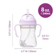thumbnail image 4 of b.box Sippy Cup with Weighted Straw for Toddlers, Leakproof, 8oz - Boysenberry, 4 of 11
