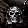 thumbnail image 5 of QQTDFG Stainless Steel Necklace Pendant Egypt Pharaoh Biker 23" 3.5MM Lobster B213-default, 5 of 7