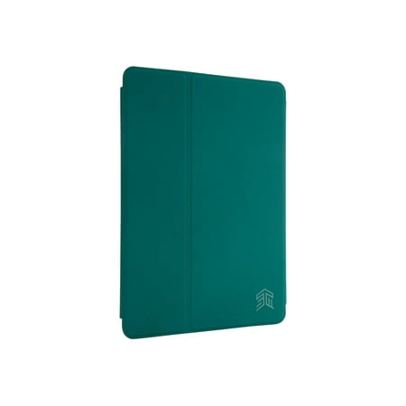 STM - Studio Case for Apple® iPad® (Latest Model), iPad® 5th Gen, iPad® Pro 9.7", Air and Air 2 - Dark Green/Smoke