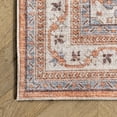 thumbnail image 4 of nuLOOM Sky SpinClean Machine Washable Global Inspired Area Rug, 8' x 10', Sky Rust, 4 of 7
