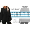 thumbnail image 6 of MOSHU Oversized Sweatshirts for Women Crew Neck Long Sleeve Tops Casual Pullover Sweatshirt Side Split Outfits, 6 of 9