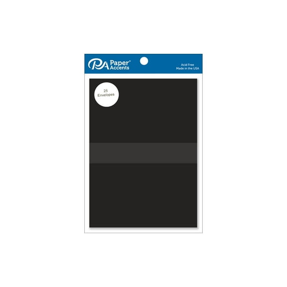Envelope 5.25x7.25 25pc Black