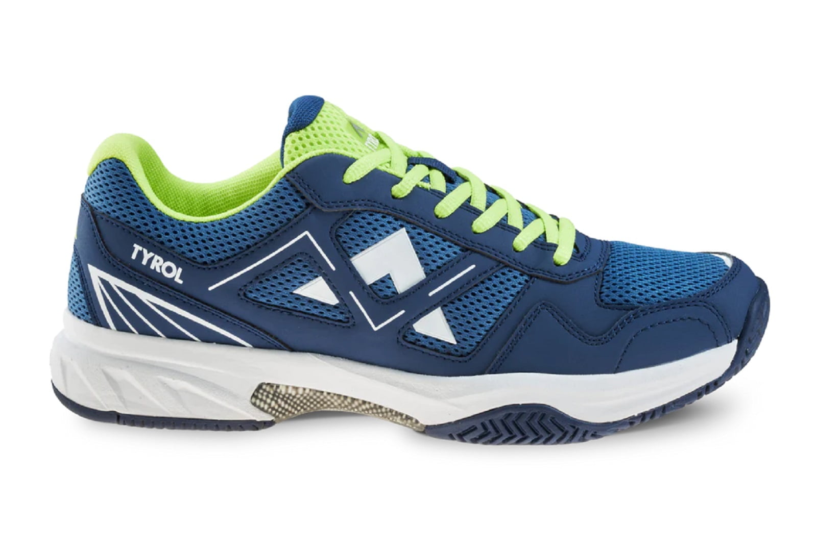 Tyrol Men's Volley V Pickleball Shoe (Navy/ Lime, 10.5)