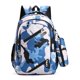 thumbnail image 1 of Camuflaje Hombres s Travel Kids School Bag Cool Boy Mochilas escolares militares para adolescentes School Skyblue esquí esquí Gafas de esquí, 1 of 4