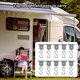 thumbnail image 2 of 10pcs RV Toldo Toldos en Forma Party Hangers para Camping (gris), 2 of 9