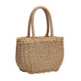 thumbnail image 3 of Here's an **elegant product description** tailored for your item:\n\n \n\n**Elegant Khaki Handwoven Handbag – Stylish Straw Tote for Casual Wear**\n\nAdd, 3 of 3