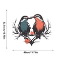Beforeyayn Love Bird Metal Wall Hanging Where Nature Meets Romance,