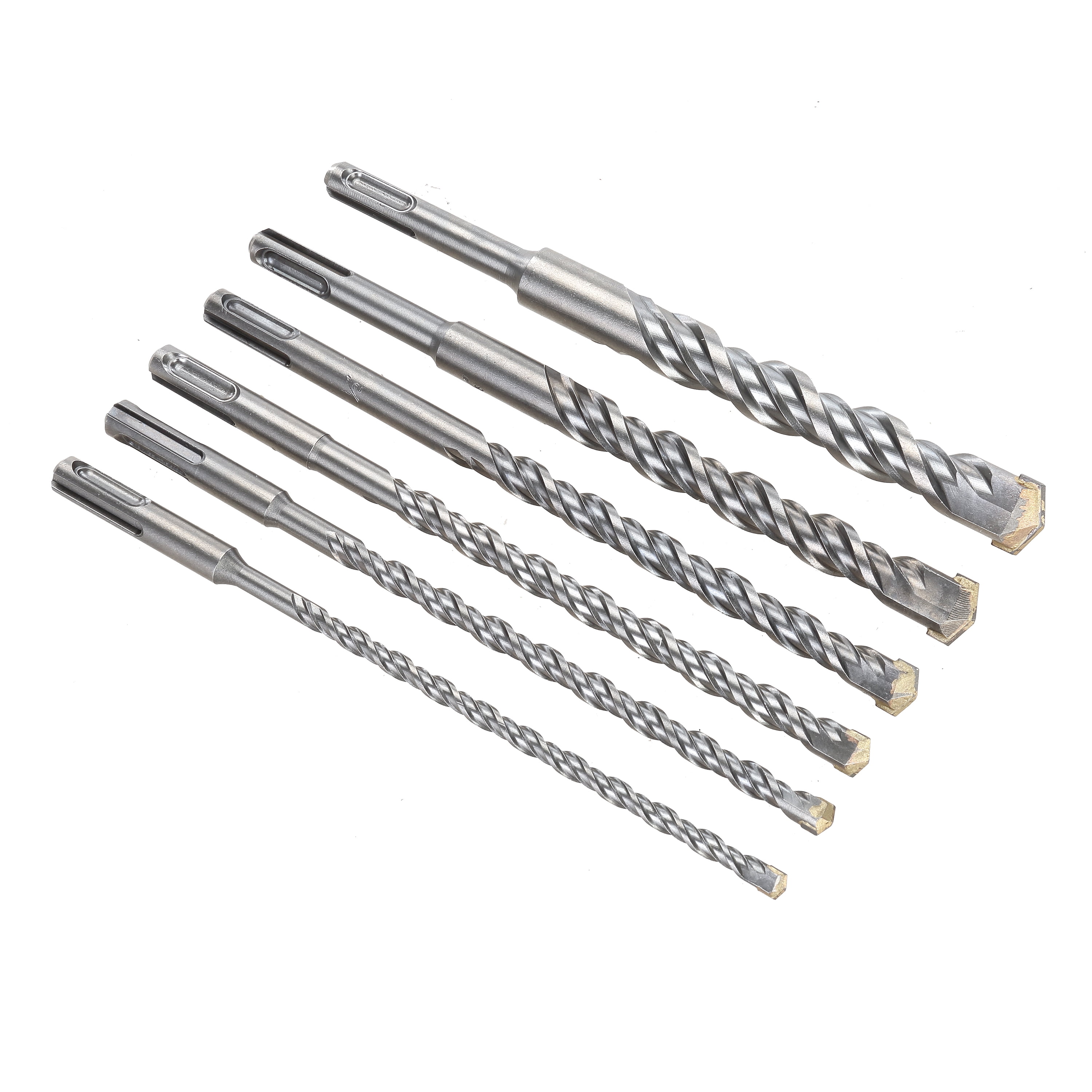 Hyper Tough 8-Inch SDS Plus Type Masonry Bit Set, 6 Pieces
