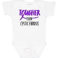 thumbnail image 3 of Inktastic Tougher Than Cystic Fibrosis Boys or Girls Baby Bodysuit, 3 of 5