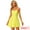 Yellow, variant on DARING DIVA Party Mini Strapless Sweetheart Neck Christmas Mini Dress XS Red