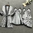 thumbnail image 1 of Dosaele 2024 Pyjamas pour Femmes Ensemble de Pyjama en Soie Satin Ensemble de Pyjama en Soie pour Femmes Haut Cami Robe de Nuit en Dentelle Robe de Nuit Ensemble de Vêtements de Nuit, 1 of 7