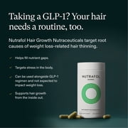 Nutrafol Women's Hair Growth Supplements, for Women 18-44 Years Old, Clinically Tested for Visibly Thicker, Stronger Hair, 100% Vegan Ingredients, Dermatologist Recommended - 1 Month Supply