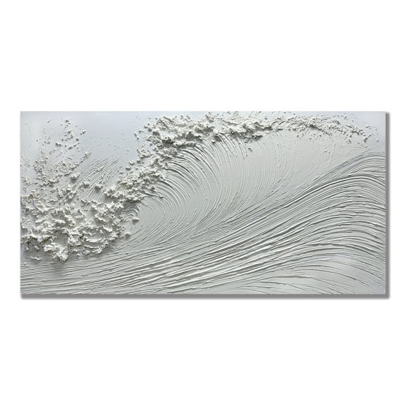 Yika Art 3D Paintings Tree of Life Wall Art 24''X48'' Modern Abstract Oil Painting Hand Painted On Canvas Abstract Artwork Picture Wall Decoration for living room