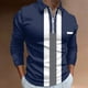 thumbnail image 2 of Playeras Básicas Para Hombre, Camiseta Informal De Otoño Con Estampado De Colores Y Cuello Vuelto, Camiseta De Manga Larga, 2 of 8