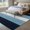 Blue, variant on Area Rug for Living Room, Green Wood Grain Non-Slip Indoor Ex Large Carpet for Bedroom/Dining Room, Rustic Retro Wooden Plank Farmhouse Washable Low-Profile Rectangle Floor Runner Rugs - 8 x 10 Ft