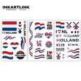 thumbnail image 4 of Tatuajes temporales de la bandera INKARTLINK para celebraciones nacionales, 4 of 7