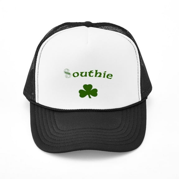 CafePress - Southie Irish - Adjustable Unisex Printed Trucker Hat with Mesh Back