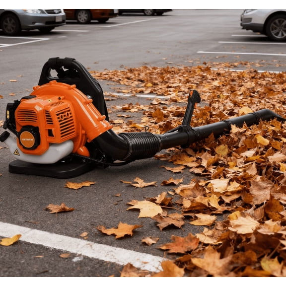 Dapmiu Commercial Backpack Blower, 205MPH High Speed for Dusting Before Asphalt Laying or Painting