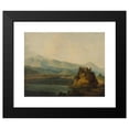 thumbnail image 2 of Thomas Daniell 14x12 Black Modern Framed Museum Art Print Titled - The Rope Bridge at Serinagur (ca. 1800), 2 of 5