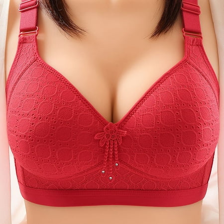 

Idoravan Women s Full Coverage Bra Clearance Woman s Comfortable Breathable Bra Underwear No Rims