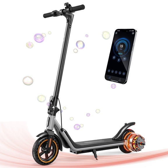 500W Peak Electric Scooter,8.5" Tires,19mph & 19Miles Range,Folding Commuting E-Scooter for Adults with APP Control