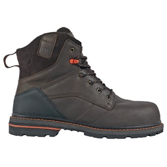 RefrigiWear Mens Brown Leather Composite Toe Work Boots Vibram Icetrek Size 7 RefrigiWear Men main image 4