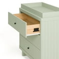 thumbnail image 6 of Art of Nursery by Storkcraft Kyoto 3 Drawer Chest with Infant Changing Topper, Sage, 6 of 15