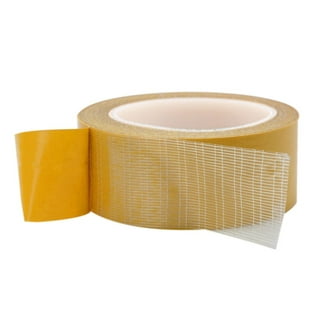 Double Sided Tape Heavy Duty, Fabric Double Sided Adhesive Tape Double Sided Tape with Fiberglass Mesh for Walls 5cmx10m Multipurpose Picture Hanging