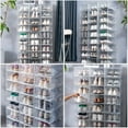 thumbnail image 3 of 4pcs Transparent Shoe Container Stackable Storage Box Sports Shoes Storage Organizer, 3 of 5
