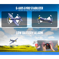 thumbnail image 6 of Volantex F4U Fighter 2.4G 3CH Aerobatic Remote Control Toy Fixed Wing RC Airplane 6-Axis Gyro Plane, 6 of 11